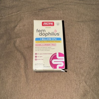 Jarrow Formulas Fem Dophilus 1 Billion CFU 60 Veggie Caps Vaginal Urinary Tract