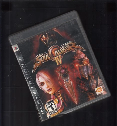 Soul Calibur IV (Sony PlayStation 3, 2008) with Manual Disc  MINT Case Broken
