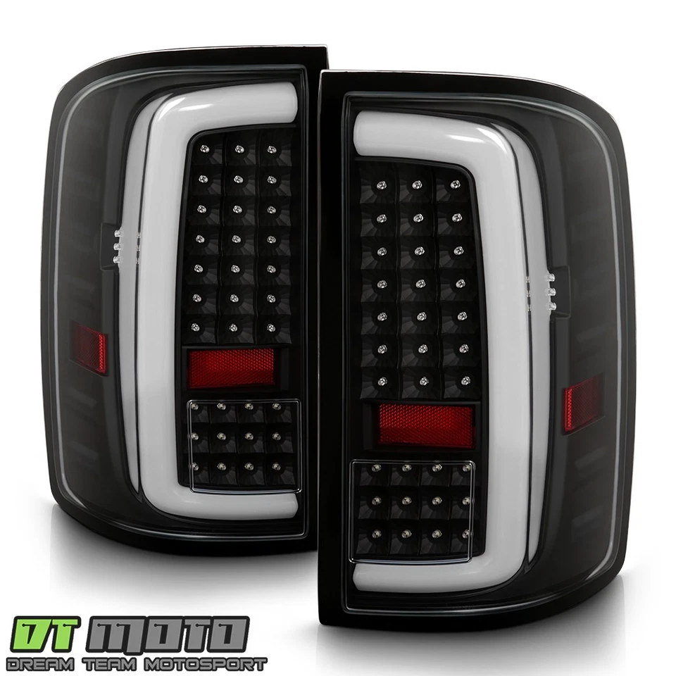 Actualización 2014-2018 GMC Sierra 1500 2500HD 3500HD LED tubo luces traseras lámparas de freno Foto 3 de 4