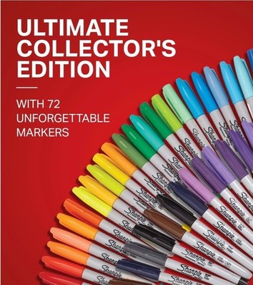 Sharpie The Ultimate Collection 72 count Colors Permanent  Markers.
