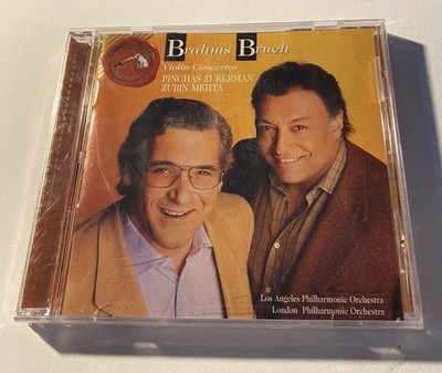 Brahms Buch Violin Concerts Zuckerman Mehta Los Angeles Philharmonic Cd