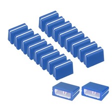 20Pcs Mixer Slider Fader Caps Universal Fader Knobs, Blue