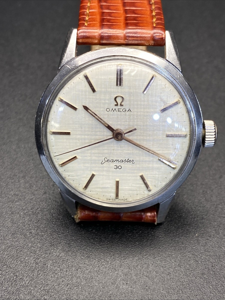 Vintage Omega Seamaster 30 Linen White Dial Cal:286 | eBay