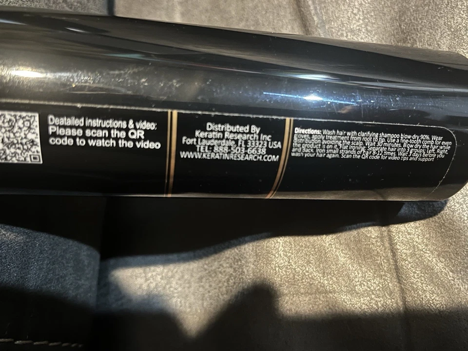 Keratin Research GL-1000 Gold Label Professional Blowout Hair Treatment - 1000ml - Image 4 of 4