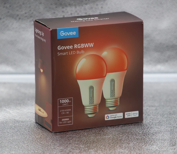 Govee 2 Stk Smart Led GlüHbirne E27 1000Lm 9W Rgbww App Dimmbar Wi-Fi Bluetooth-image