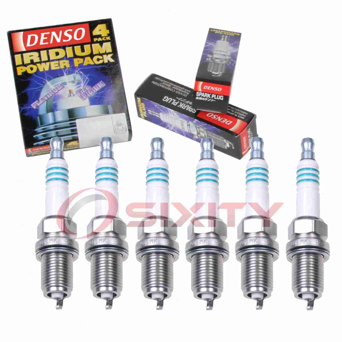 6 pc DENSO 5301 Iridium Power Spark Plugs for IQ16 AGSP32P 98079-551-58 ir