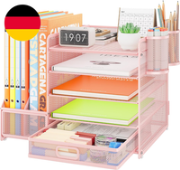 Vitviti Schreibtisch Organizer, 5 Ebenen Briefablage Mit Schubladen, Aktenhalter