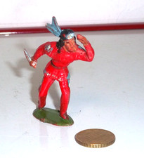 Lot De 10 Figurines Indiens Starlux Farwest + Tente – 1:32, Super état