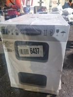 Rangemaster Toledo  110 Ceramic Electric Range Cooker Port Hole Door (Black)