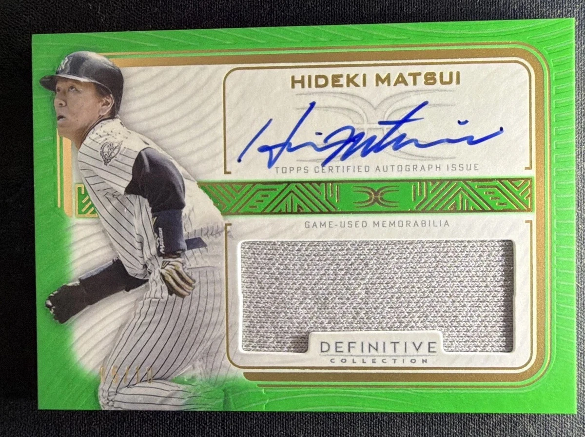 Hideki Matsui Baseball Sports Trading Cards & Accessories