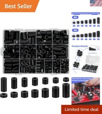 M6 M8 Nylon Spacer, 300 Pcs Round Electrical Outlet Spacers Standoff Non-Thre...