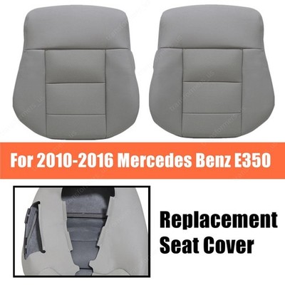 Replacement Type For 2010-2016 Mercedes Benz W212 2X Lean Back Seat Cover Gray 