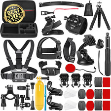 50-in-1 Action Camera Accessory Kit for GoPro Hero, DJI, Insta360, SJCAM, Sony