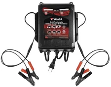 Yuasa 2-Amp Dual Bank Automatic Battery Charger