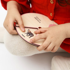 Animals of the World   Montessori Wooden Animal Wheels Set 7 Continents Ages 3 