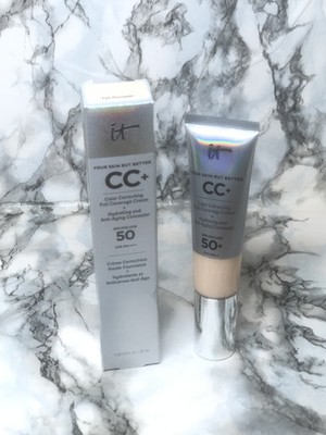 iT Cosmetics CC+ Creme LSF 50+, CC Cream Foundation LSF50 32ml [verschiedene Farbtöne]