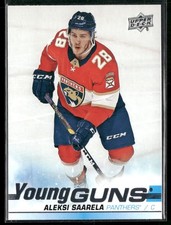 Aleksi Saarela 2019-20 Upper Deck Young Guns #453 Rookie Florida Panthers