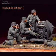 1:35 resin figure model kit WW II anti-aircraft artillery excluding artillery