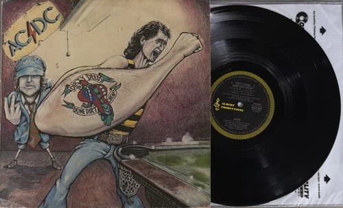 AC/DC Dirty Deeds Done Dirt Albert Productions Australia Press Vinyl LP 1980 - product listing photo