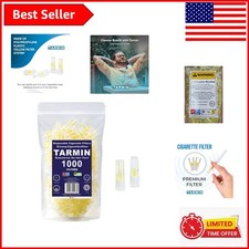Advanced 1,000 Count Cigarette Filters - 8mm Tar Reduction for Fresh Taste