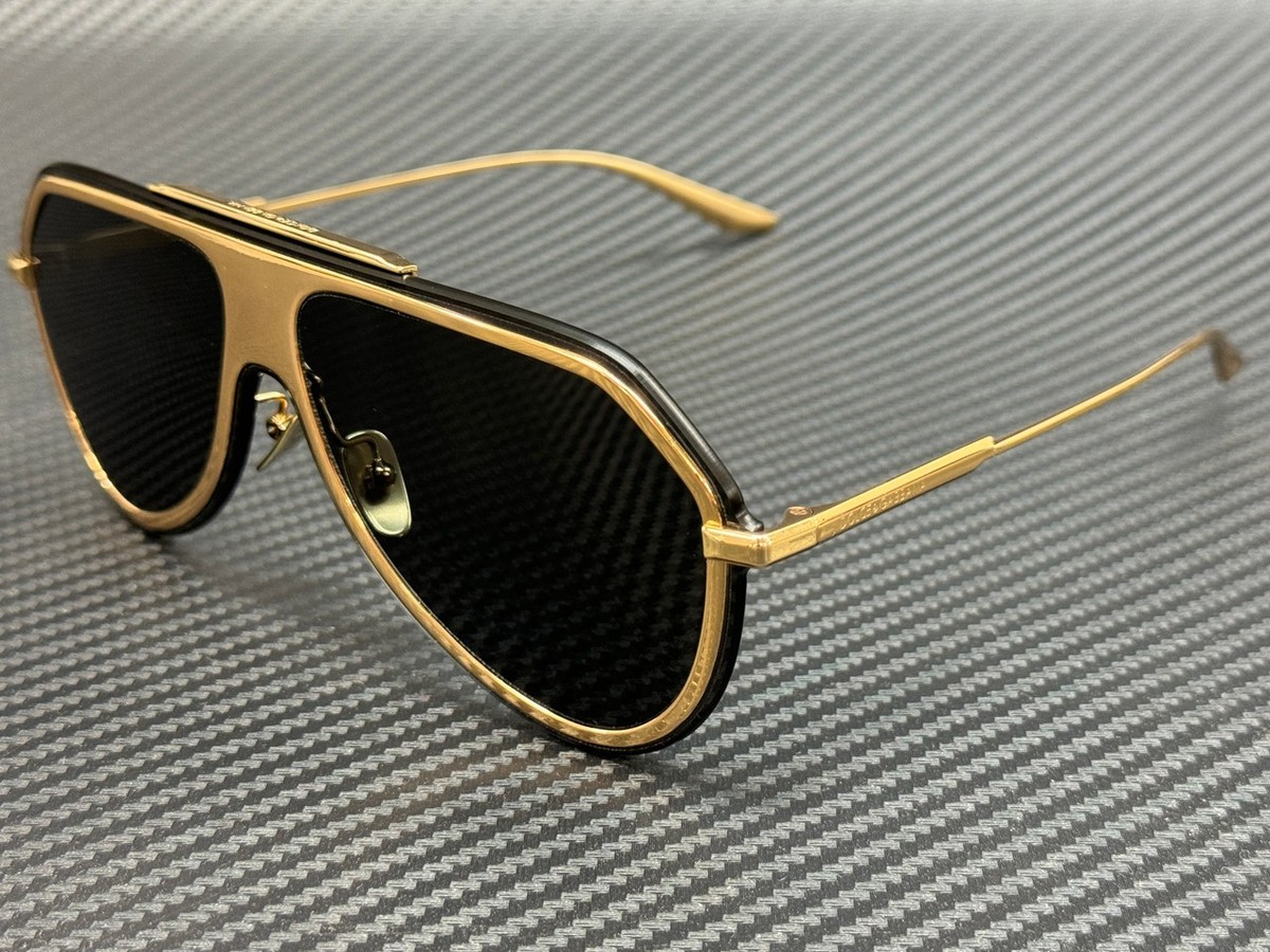 Dolce & Gabbana Gold Speckled Black Sunglasses Dolce & Gabbana DG2306 Sunglasses 02/GT Gold - eye-oo.com main image 4