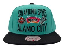 Mitchell  Ness NBA San Antonio Spurs City Love Snapback Hat, Cap, New
