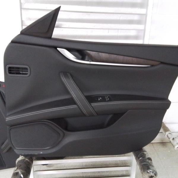 2017 MASERATI GHIBLI Passenger Side Front Door Trim Panel Black TRIM NA OEM 