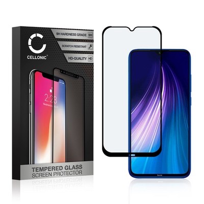  Displayschutz Xiaomi Redmi Note 8 3D Full Cover Full Glue schwarz