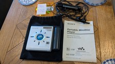 SONY MD Walkman portable MINIDISC player MZ-E500  with  Remote/ AA Battery / Bag