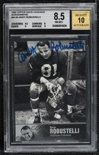 1997 Upper Deck NFL Legends Auto Andy Robustelli #AL-60 BGS 8.5 Auto HOF 1q7