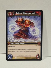 Rakasa Mournewind World Of Warcraft TCG Fields Of Honor Regular Common