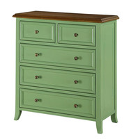 GrüNe Kommode Anrichte Sideboard Schrank Echte Holz MöBel Kommoden SchräNke Neu