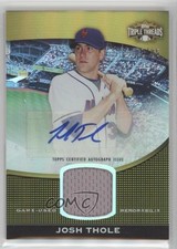2011 Topps Triple Threads Unity Relic Gold 9/25 Josh Thole #TTUAR-53 Auto 0v0