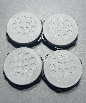 Lot of 4 Icotek KEL-DPZ 63/14 Round Cable Entry Plate Gray M63 x 1.5