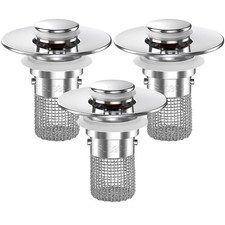 Stainless Steel Sink Strainer Hair Catcher