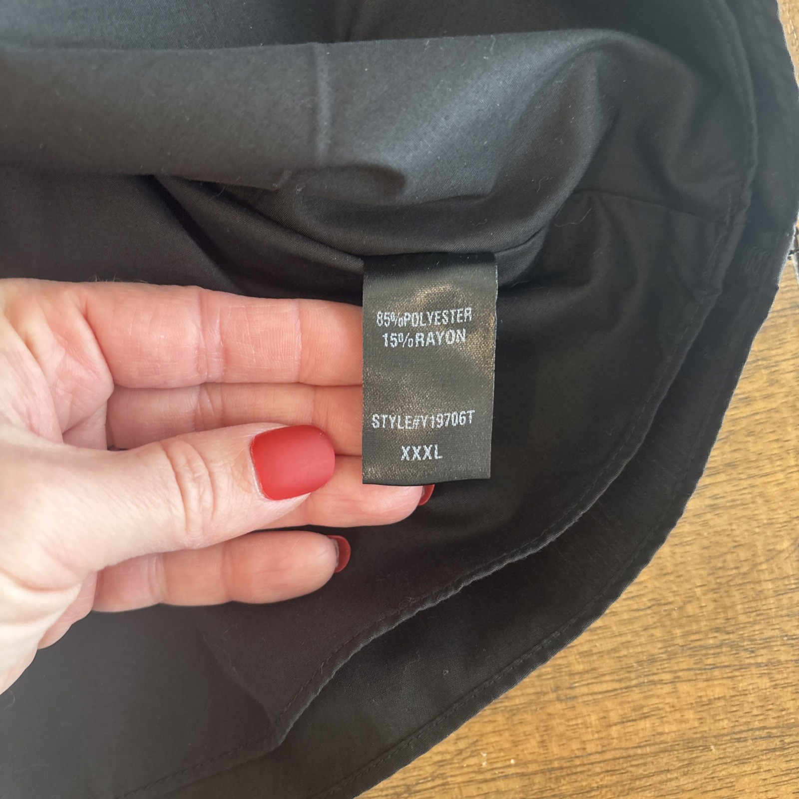 Tuckernuck Pomander Place Black Elevated Blouse 3… - image 11