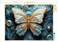Calvendo Puzzle Mechanical Design Of A Butterfly - Steampunk | 1000 Pieces, Fini