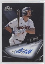 2021 Topps Chrome Black Chrome Black Auto Alex Kirilloff #CBA-AK Auto 0c6