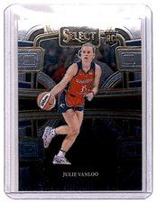 2024-25 Panini Select WNBA Pink Ice Prizms Julie Vanloo RC Washington Mystics