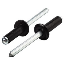 90pcs pack 3/16 x 1-3/16 Black pop blind Rivets, 4.8mm x 30mm Black pop rivet...