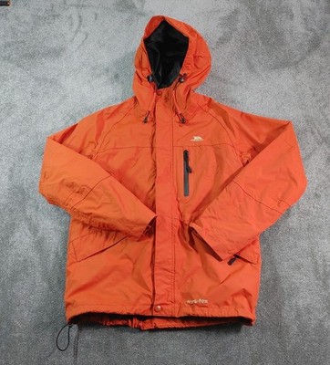 Trespass Jacke Herren Extra Small Orange Wasserdicht TP75 Outdoor Rost