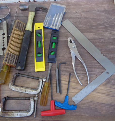 Tool Lot - Assorted Wrenches Hammer Pliers Clamps Folding Ruler Wrenches Etc - Picture 3 of 3