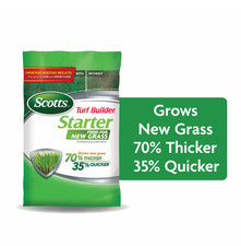 Scotts Turf Builder STarter Food For New Grass Covers 5,000 sq. ft. - 15 lbs. 2.80 per gallon