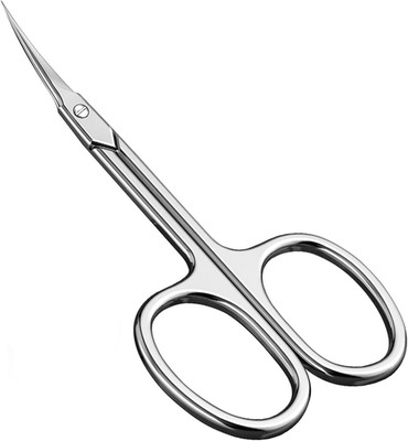 Professionelle Nagelhautschere Extra Fein Mit Gebogener Spitze, Runder Griff, Ha