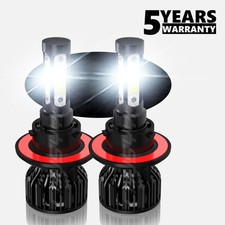 For 2004-2009-2014 Ford F 150 6500K 9008 LED Headlight Hi/Low Beam Bulbs White