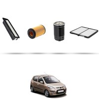 Hoffcar Wartungsset - 4 Filter FüR Hyundai I10 1.1 Crdi 55Kw Ab 2008