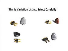 Fits For Vacuum 2 Pin Male Grip Plug (Brown/Black/White/Grey)