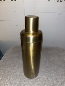 Stainless Steel Cocktail Shaker Gold Color