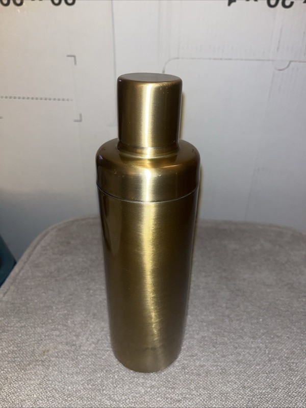 Stainless Steel Cocktail Shaker Gold Color