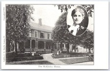 1903 McKinley Home Canton Ohio Postcard Ida Saxton President's Residence